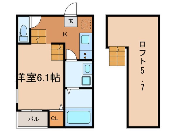 ラファン熱田の物件間取画像